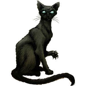 Malachite, the cat from The Journal of Angela Ashby by Liana Gardner Art by Sam Shearon