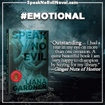 Speak No Evil by Liana Gardner Ginger Nuts of Horror Review Quote