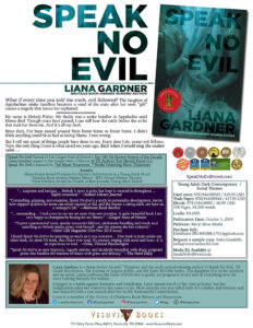 Speak No Evil by Liana Gardner Information Sheet