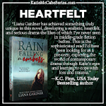 Rain Falling on Embers (Katie McCabe, Book 1) K.C. Finn, USA Today Bestselling Author Review